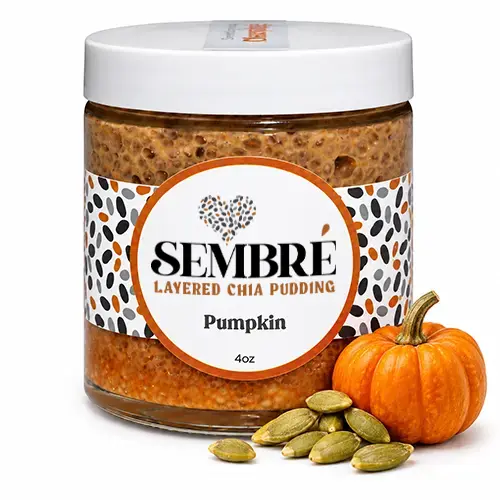 Sembré Pumpkin layered chia pudding